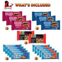 veratify healthy mixed snack box 66 count gift basket variety assortment