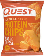 quest nutrition tortilla style protein chips variety pack, low carb, high protein, gluten free, 12 count