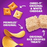 Kellogg's Cheez-It, Pringles & Rice Krispies Snacks Variety Pack