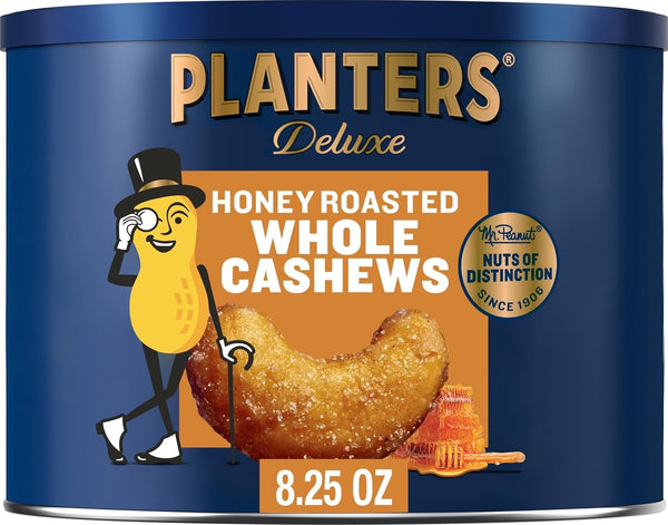 Planters Deluxe Lightly Salted Cashews, 1lb 2.25oz, Kosher