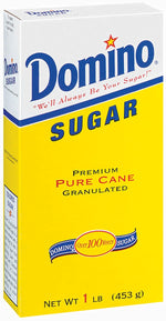 domino sugar granulated, 64 oz, premium pure cane sugar, free-flowing, all-purpose, high-quality