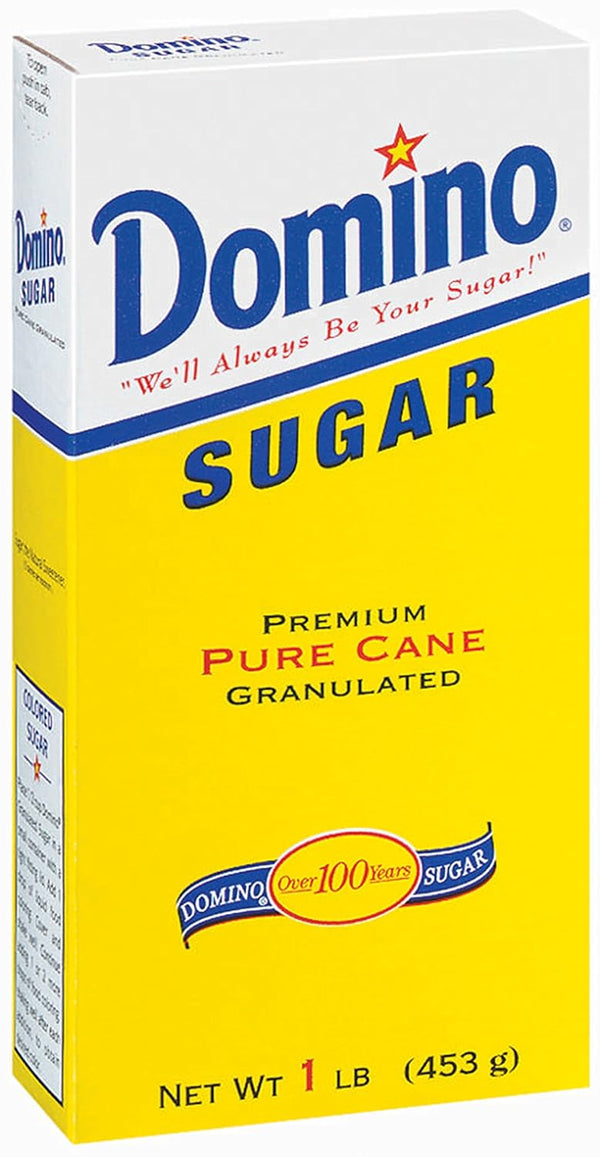 domino sugar granulated, 64 oz, premium pure cane sugar, free-flowing, all-purpose, high-quality