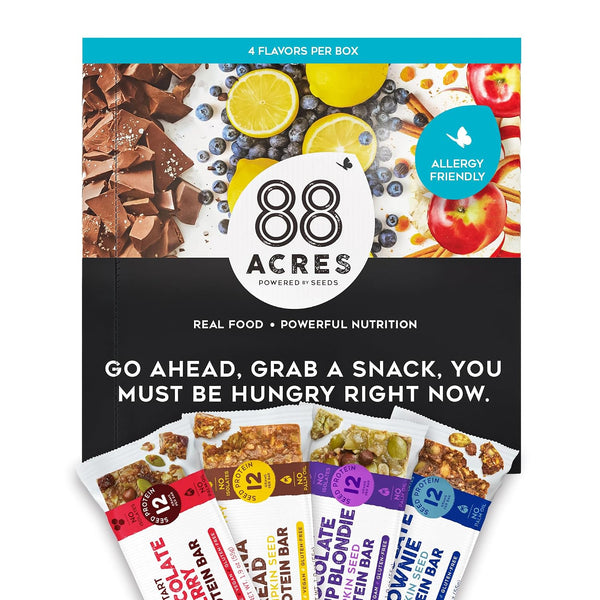 88 Acres Banana Bread High Protein Bars 9 Pack