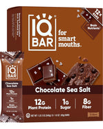 IQBAR Clean Plant Protein Bars - Chocolate Lovers Variety - 12 Count