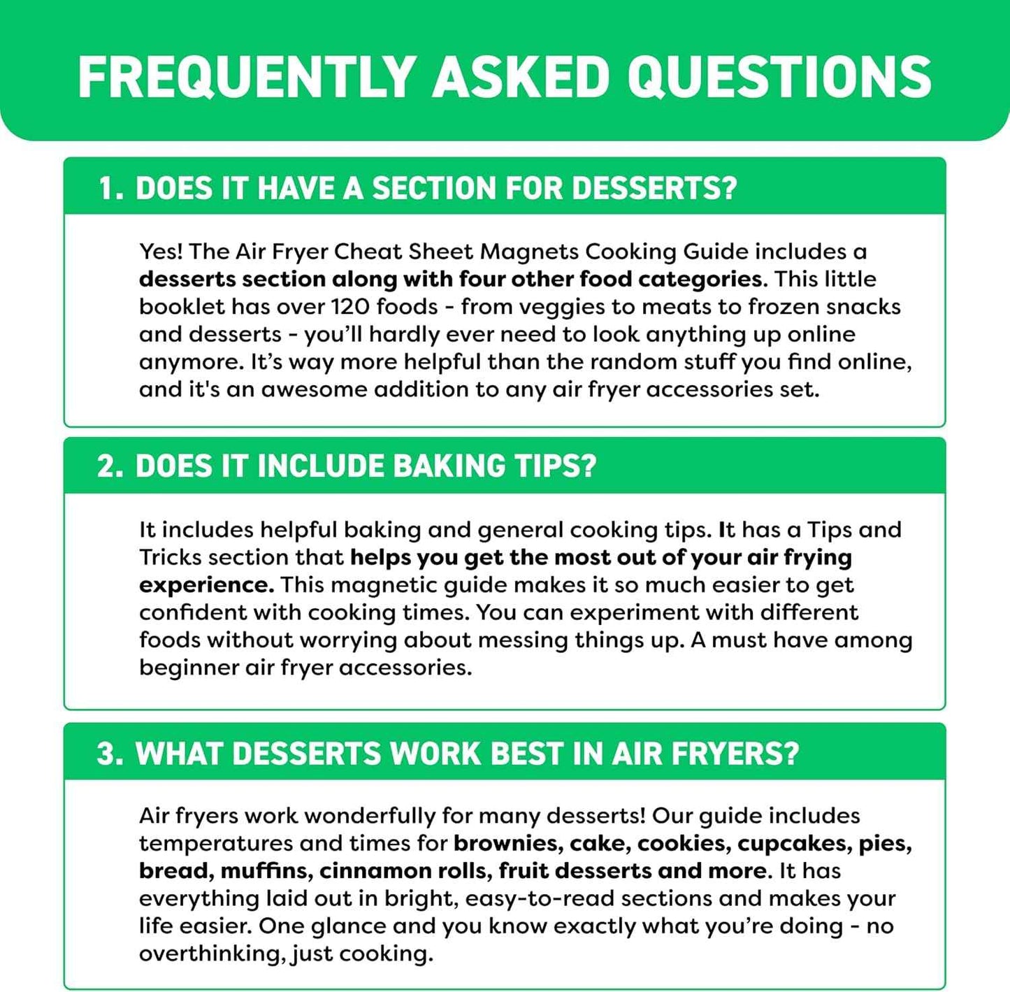 Air Fryer Cheat Sheet Magnets Cooking Guide Booklet - Air Fryer Cookbooks - Air Fryer Liners - Air Fryers Kitchen Gifts Gadgets 2026 - Air Fryer Accessories Cooking Guide - Valentine Gifts for Women