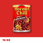 Hormel Chili With Beans - 15 Oz (8 Pack), Classic Beef, Gluten Free, No Artificial Ingredients