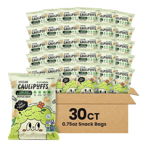Gluten Free Cauliflower Puffed Snack Variety Pack