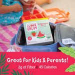 YOU LOVE FRUIT - Fruit Snacks Variety Pack 30 count, 100% Natural Gluten-Free, Vegan, Low Carb, Low Fat Fruit Kosher Snacks for Kids, College Students, Teachers and Offices, Healthy Fruit Snacks (passion fruit, super berry, mango)