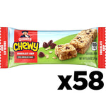 Quaker Chewy Granola Bars, Chocolate Chip, 58 Count, Individually Wrapped