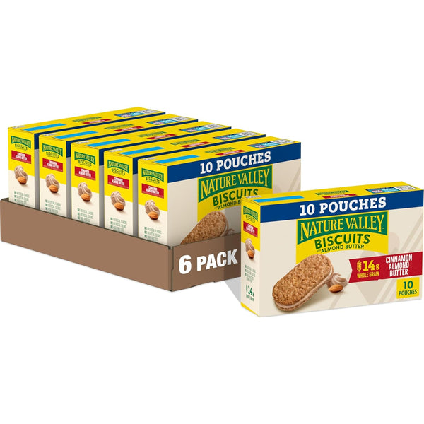 Nature Valley Peanut Butter Biscuit Sandwiches, 10 Bars, 13.5 oz