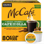 McCafe Cafe Styles of Latin America Cafe de Olla coffee pods, 20 count, dark roast, Arabica beans, kosher, recyclable