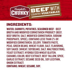 Campbell's Chunky Beef Soup with Country Vegetables, 18.8 Oz Can