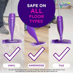 Swiffer WetJet Hardwood Floor Cleaner Spray Mop Pads, 24 Count - Multi Surface Cleaning Supplies