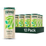 Zevia Zero Sugar Tea, Hibiscus Tea with Passionfruit, 12 oz Cans, 12-Pack, Naturally Sweetened, Zero Calorie, Non-GMO, Gluten-Free, Vegan