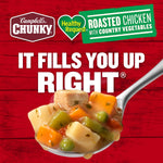 Campbell's Chunky Healthy Request Roasted Chicken Soup, 12-Pack, 18.6 Oz Cans with Vegetables