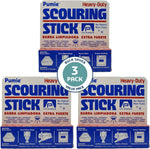 PUMIE Scouring Stick 2 Pack, Toilet Bowl Ring Remover, Heavy Duty Extra Strong Pumice Cleaning Bar, Pumice Stone for Cleaning Toilet Rings, Bathroom & Kitchen Stains by USPumice