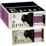 Grass-Fed Bison and Uncured Bacon Protein Bars, 12 Count, 15.6 oz Box