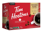 Tim Hortons Original Blend Medium Roast Coffee K-Cup Pods Compatible with Keurig Brewers 24 Count