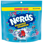 NERDS Gummy Clusters, Very Berry, Crunchy and Gummy, 18.5 oz Candy