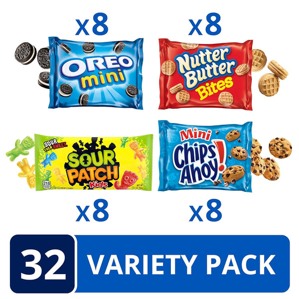 Nabisco Variety Pack of Mini Cookies and Candy