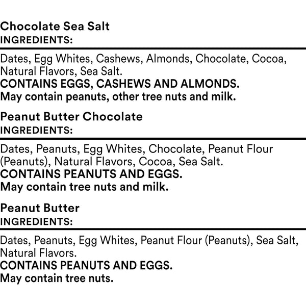 RXBAR Protein Bars Variety Pack 10 Count 18.3oz Box