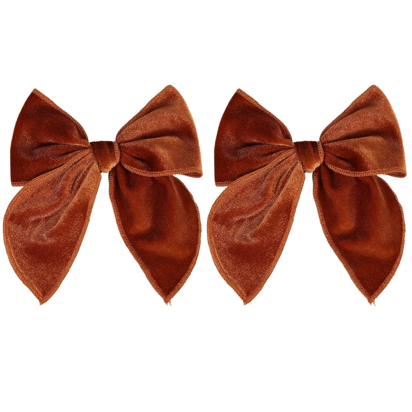 5" Red Christmas Velvet Fable Hair Bows Kids Big Velvet Ribbon Sailor Bow Alligator Clip Cheer Barrettes Hairpins Valentines New Year Gift Accessory for Toddler Teen Baby Girls