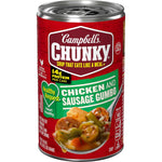 Campbell's Chunky Healthy Request Roasted Chicken Soup, 12-Pack, 18.6 Oz Cans with Vegetables