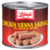 Libby's Ready to Eat Chicken Vienna Sausage in Chicken Broth, 10g Protein, 4.6 oz. Can