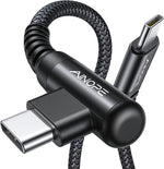 ainope 60w 2-pack 6.6ft usb c to usb c cable fast charging phone charger for iphone 17 pro max accessories