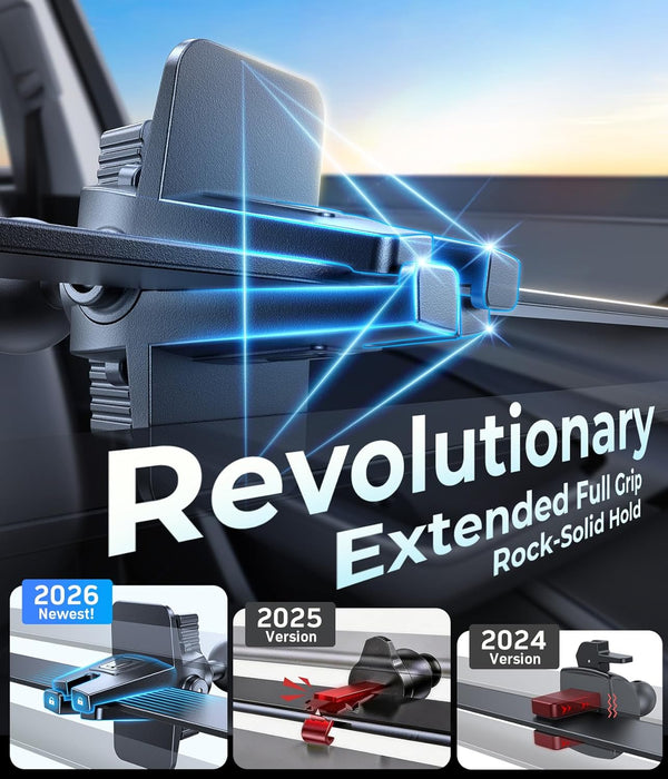 VICSEED [No.1 Powerful Suction] [Rally Racing-Grade Stability] Phone Holders for Your Car 2026 Upgraded Car Phone Holder Mount Truck Stand for Dashboard Windshield Vent for iPhone Samsung All Phones