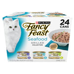 fancy feast grilled wet cat food seafood collection 24 pack 3 oz cans