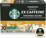 Starbucks K-Cup Coffee Pods, 96 Keurig Pods, Veranda Blend, Blonde Roast