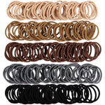 200pcs small hair ties for baby girls infants toddlers kids, elastic hair ponytail holder accessories