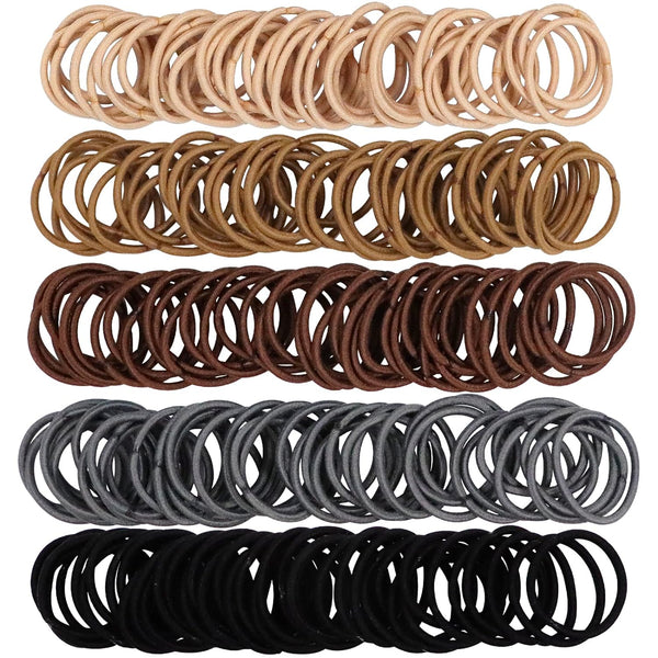 200pcs small hair ties for baby girls infants toddlers kids, elastic hair ponytail holder accessories