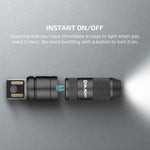 Olight imini 2 EDC rechargeable keychain flashlight, 50 lumens, compact and portable mini LED keyring light with built-in battery, ideal for everyday carry and emergencies, black