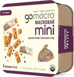 Organic Peanut Butter Chocolate Chip Mini MacroBars 8 Pack
