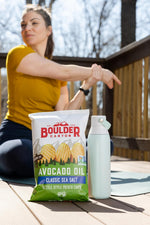 Boulder Canyon Avocado Oil Kettle Style Potato Chips Variety Pack, 18 Count, Gluten-Free, Non-GMO
