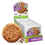 Lenny & Larry's Complete Protein Oatmeal Raisin Cookies, 16g Plant Protein, Vegan, Non-GMO, High Fiber, 4 Ounce, Pack of 12