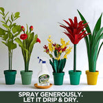 Sparkle Plenty Silk Sensation Artificial Flower & Plant Leaf Cleaner and Shine - Fake Flower Dusting Spray - Silk Plant Cleaner Spray No Wipe - Drip Dry Cleaning Supplies for Artificial Tree (32oz)
