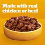 pedigree choice cuts in gravy adult soft wet dog food, 3.5 oz pouches, 30-count variety pack