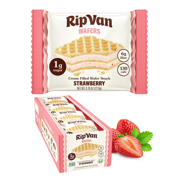Raspberry and Dark Chocolate Wafer Cookies, 16 Count, Individually Wrapped