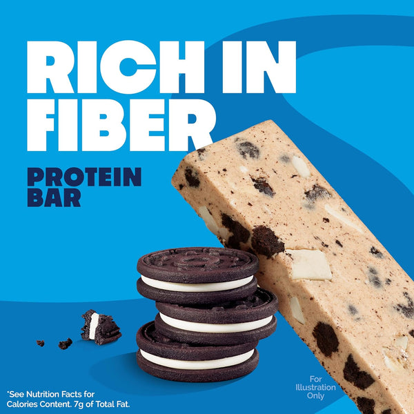 Quest Nutrition Cookies & Cream Protein Bars, 12 Count, 21g Protein, 1g Sugar, 4g Net Carb
