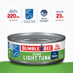 Bumble Bee Wild Caught Skipjack Tuna In Water, 5 oz Cans (Pack of 24) - Low Carb, Gluten Free, Kosher