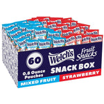 Welch's Fruit Snacks, 60-count snack box, 0.8oz packs, gluten free, vitamin C, A & E