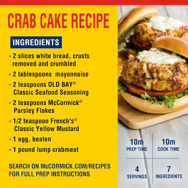 OLD BAY Seasoning, 24 oz - All-Purpose Seasoning with 18 Spices for Seafood, Poultry, Fries