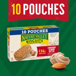 Nature Valley Cinnamon Almond Butter Biscuit Sandwiches, 10 Bars, 13.5 oz, Pack of 6
