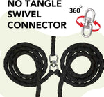 Caldwell's Pet Supply Co. Dual Dog Leash, Heavy Duty, 54" Long, Nylon/Polyester Blend, for Small, Medium, or Large Dogs