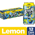Brisk Lemon Iced Tea, 12 Fl Oz Cans (Pack of 12)