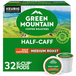 Green Mountain Coffee Roasters Half Caff Keurig K-Cup Pods 32 Count Medium Roast