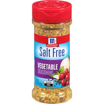 McCormick Salt-Free Vegetable Seasoning, 4.16 oz, No MSG, Flip-Top Bottle
